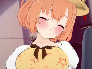 【にじさんじ 本間ひまわり(私服)】本間ひまわり(私服)がふたなりオナニーで絶頂するだけ