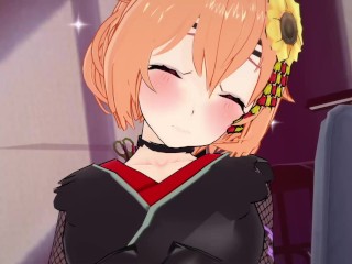 【にじさんじ 本間ひまわり(忍者)】本間ひまわり(忍者)がふたなりオナニーで絶頂するだけ