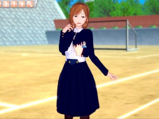 【エロゲーコイカツ！】呪術廻戦 釘崎野薔薇 3DCG巨乳アニメ動画[Hentai Game Koikatsu! Jujutsu Kaisen Nobara Kugisaki(Anime 3DCG
