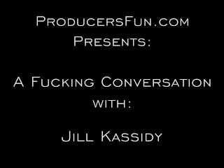 Gorgeous Texan Jill Kassidy gets interviewed and fucked at the same time