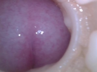 Super cum in vagina. Excellent internal camera