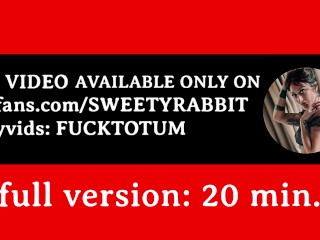 "Are you able to fuck my ass deeper and faster?" Sweetyrabbit loves getting anal poundend! 