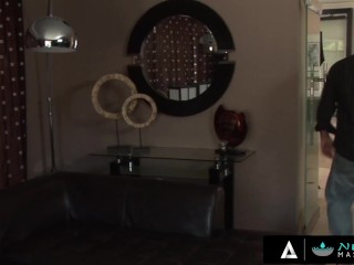 NURU MASSAGE - Asa Akira Gives Him A Sweet Treat By Fingering His Ass While Doing A Steamy 69