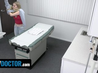 Perv Doctor - Cute Babe Harlow West Gets Used And Fucked In Perv Threesome With Doctor And Nurse
