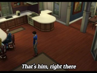 Step Mom Fucks Step Son with oblivious father