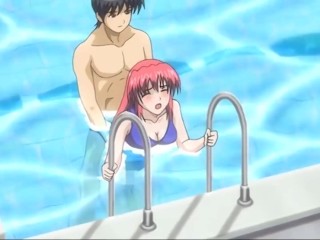 Hentai Pros - Akitoshi Fucks His Stepsister Hitomi & Shinigami Mina Who Are Both Impregnated By Him