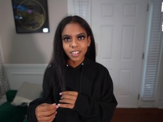 18 Year Old Tiny Ebony Teen Gets Caught Skipping Class And Gets A Dick Lesson 🍆📚😈