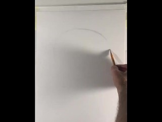 OMG i can't believe this video Pencil drawing of a sitting girl