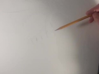 Pencil sketch of the hands Full HD Erotic Porn