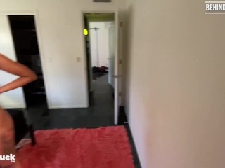 2 BBC's drill slim-thick lightskin and one takes cock