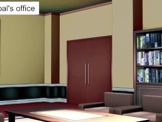 3D animation - Student disciplined the lewd headmistress