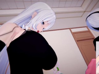 Nier Automata Futamata - Futas 2B and A2 male taker pov