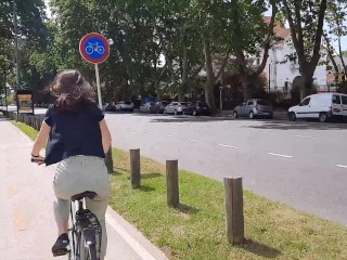 How does a day at the park end up with a public blowjob? - Cute teen swallows cum