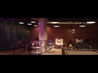 Busty Brunette Wins A Cum Facial After Winning In The Arcade