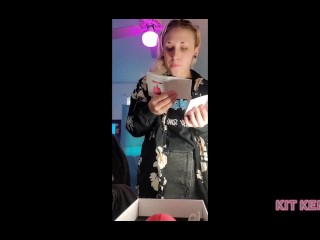 INTENSE FIRST TIME LIVE REACTION TO SUCTION & LICKING TOY