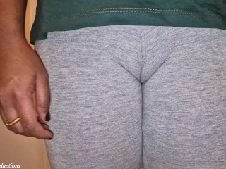 SQUIRTING Through My YOGA PANTS - I Was Horny and Called My Stepbrother to My Room