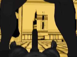 bendy the demon's gift  by @FnafNightbot
