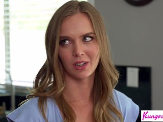 Stella Sedona teases, "That's a Boner, Stepson! I Thought you said you can handle seeing our tits!"