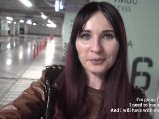 He saw me naked in the changing room. Jeny Smith goes shoping with her fan