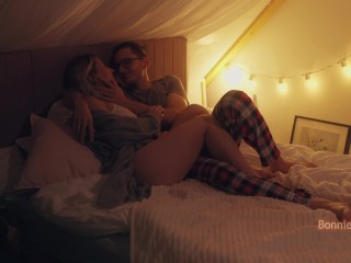 The movie is good, but the sex is much better! Mutual masturbation and sideways sex by a real couple