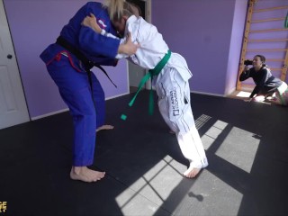 Jiu Jitsu lessons turn into DOMINANT SEX with coach Andy Savage