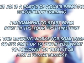 Premature Ejaculation training with Aqua part 2 (femdom, feet, humiliation, premature ejaculation)