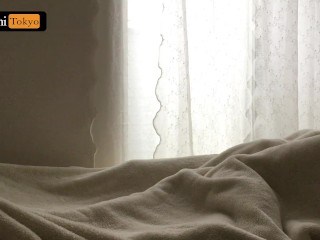 清楚系美女が彼氏の朝立ちに興奮してSEX 　パイパン Japanese Amateur 日本人 騎乗位 素人　012