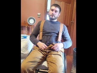 Wheelchair vvulfie suspenders