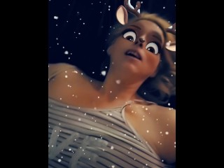 Snap chat fuck a cute deer with orgasm. First BWC