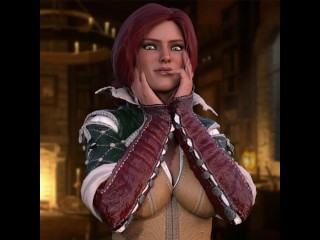 The Witcher - Triss Marigold Futanari Parody XXX 3D