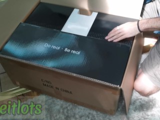 Unboxing- Tantaly sent me a barbie doll, I double creampie her tight pussy