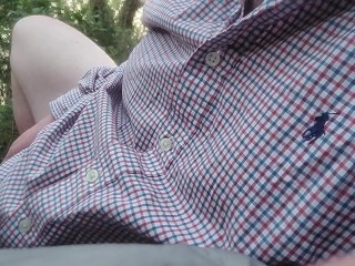 Masturbation near the ocean rumbling