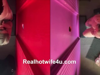 Teasing guys while they get orgasms ruined at the gloryhole but letting them fuck me after