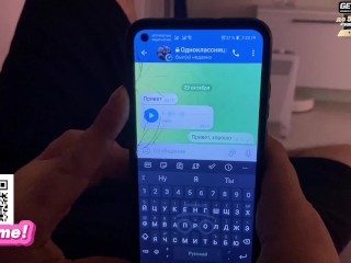 A classmate asked me to reinstall windows - cum in her tight ass