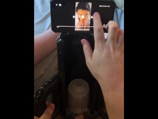 Sex Machine makes me Cum while Watching Porn! XSpaceCup