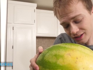 ADULTMOBILE - Alex Jett Practices Fucking A Fruit Before Fucking His Stepsister Winter Jade