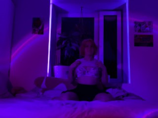 Sex on first date with PornHub model. It is his first time. Cum on tits. Gaming girl. Stepsister.