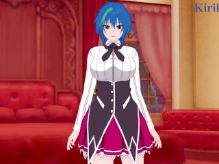 Xenovia Quarta and I have intense sex in the bedroom. - High School DxD Hentai