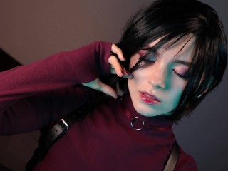 It's not Ada Wong's style to wait for someone to fuck her hard