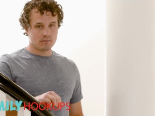FAMILY HOOK UPS - Robby Echo Fucks His Hot Stepsister Kiara Cole After Seeing Her Masturbating
