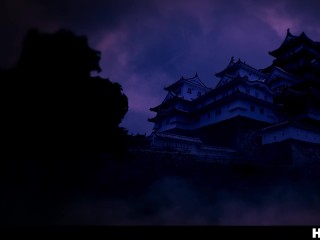 Real Life Hentai - Kitana gets jizzed by 2 DEMONS after a huge ninja fight
