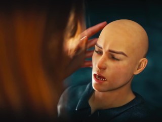 A Tall Goddess Dominates Little Man Before Absorbing His Size
