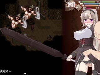 【#02 BegieAde2 ～偽りのハレルヤ～ 実況(体験版)】爆乳女騎士が口内射精フェラされたりアナルに中出しされたり・・・(アニメーションファンタジーRPG同人エロゲー）