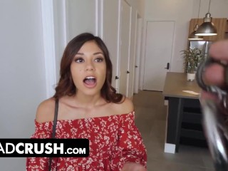 Dirty Old Stepdad Makes His Stepdaughter Work Her Teen Pussy Off To Let Her Take The Car - TeamSkeet