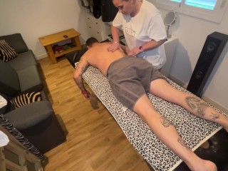 MY SISTER'S HUSBAND WAS NOT EXPECTING THE END OF THE MASSAGE/HAPPY ENDING