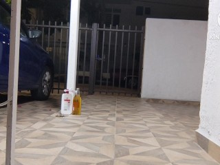 Exhibitionist sissy drinking a 900ml bottle beer via anal in the front yard