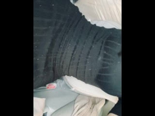 Pussy playing while driving to meet my family