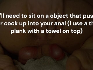Self Fucking Guide - Nympho Trans Girl How To Self Fuck And Anal Creampie Your Own Ass