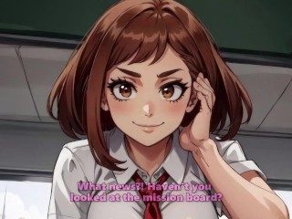 MHA HENTAI JOI - You fuck Ochako during your first mission together !