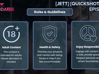 [Voiced Hentai JOI] Jett's Quickshot Training [Valorant][Prejac][JOI]